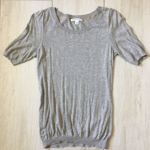 Short sleeved gray BR sweater